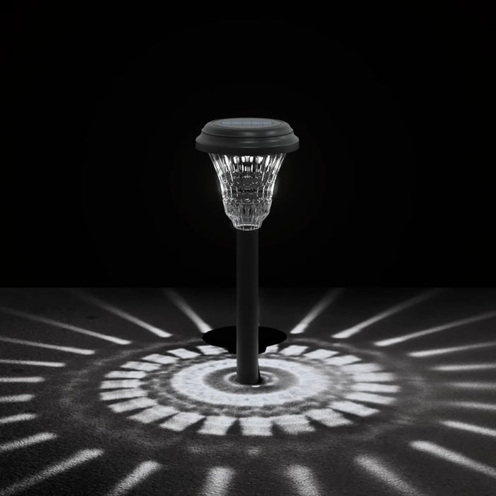 Lămpi solare alei cu țăruși de pământ 12 buc., alb - WALTI WALTI