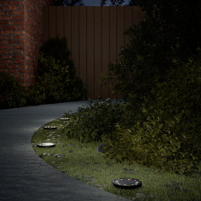 Lămpi solare cu țăruși de sol pentru exterior, 4 buc. alb cald - WALTI WALTI