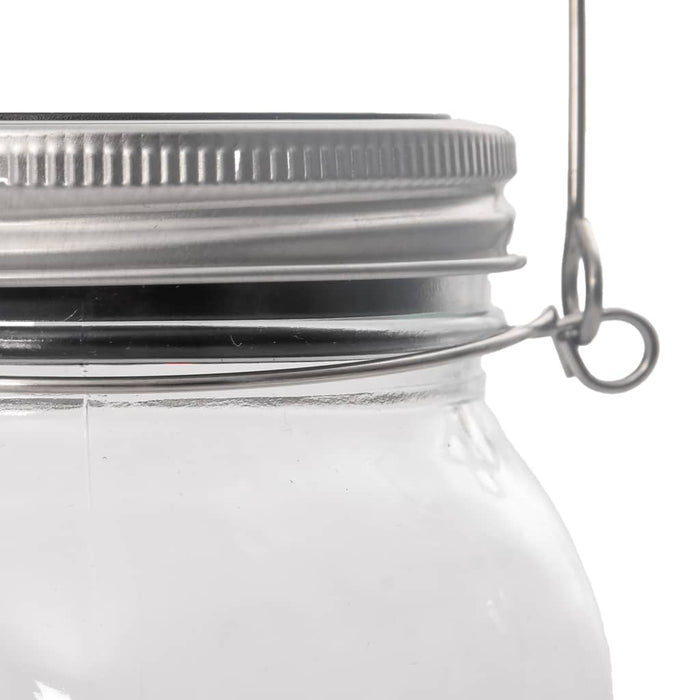 Lampă solară din sticlă pentru exterior, 12 buc., alb cald - WALTI WALTI