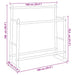 Suport pentru haine, 100x30x100 cm, bambus - WALTI WALTI