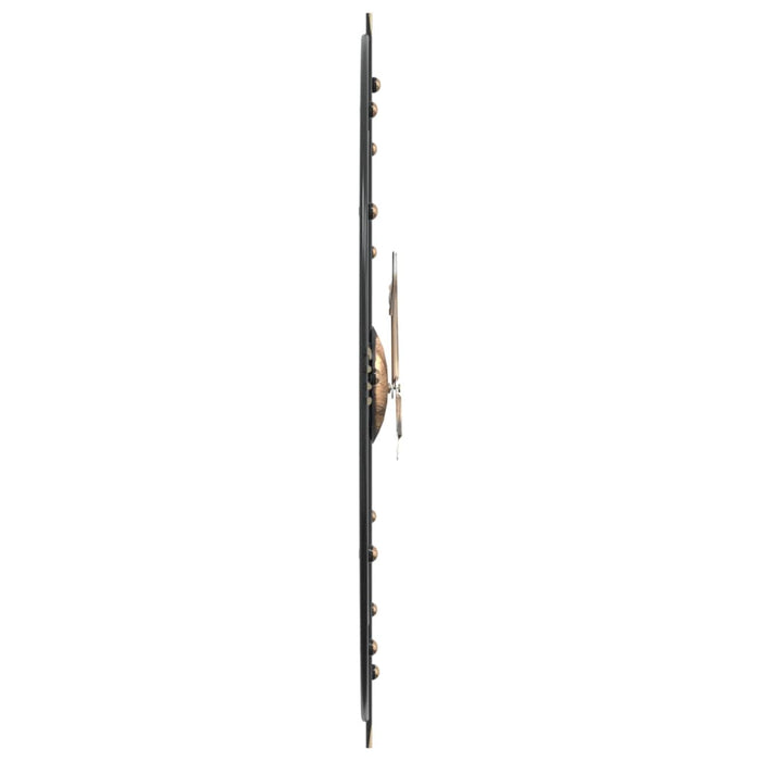 Ceas de perete, negru, Ø60 cm, fier - WALTI WALTI