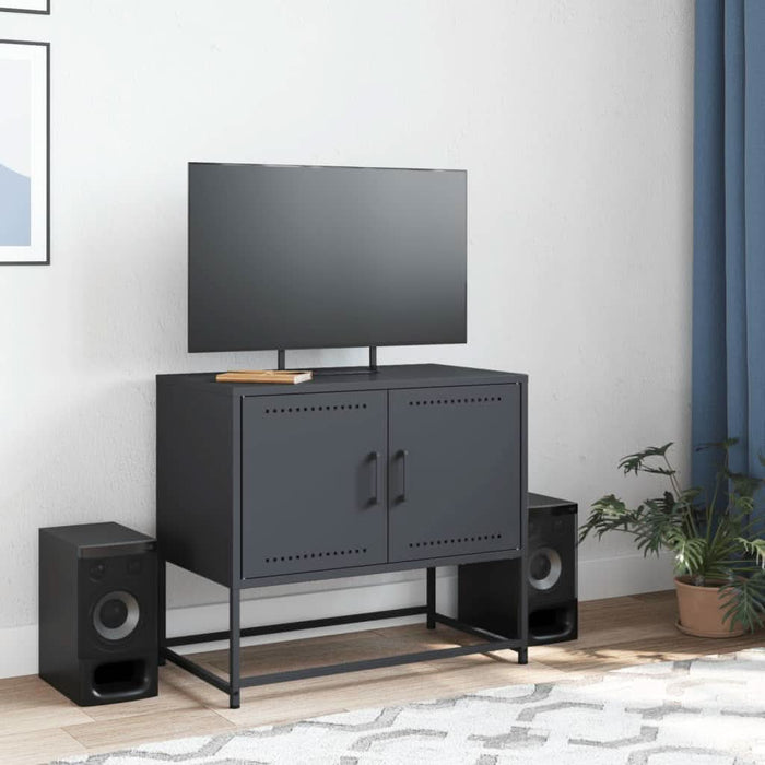 Dulap TV, antracit, 68,5x39x60,5 cm, oțel - WALTI WALTI