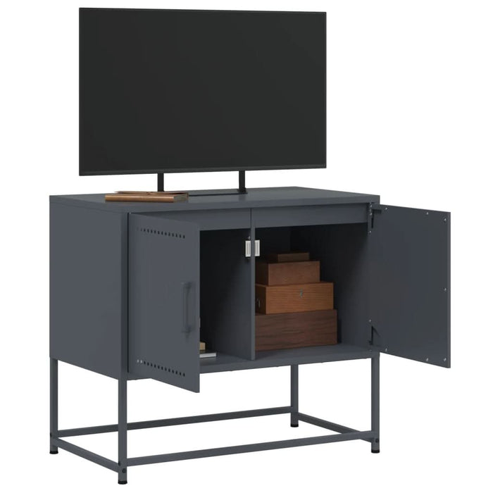 Dulap TV, antracit, 68,5x39x60,5 cm, oțel - WALTI WALTI