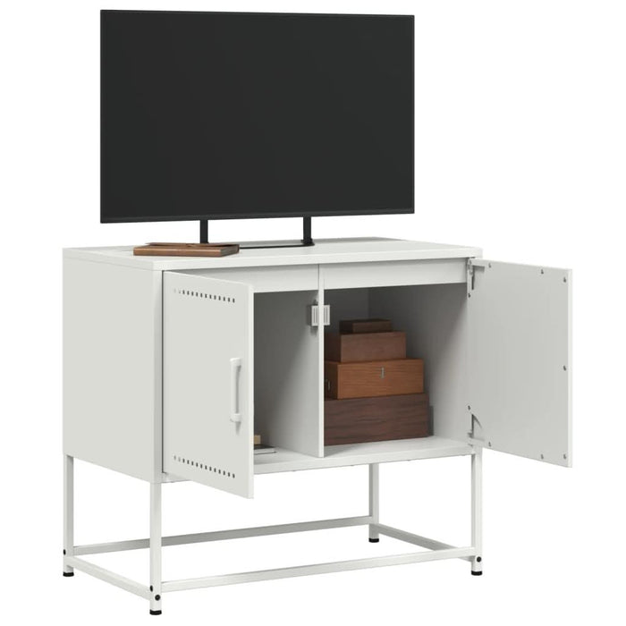 Dulap TV, alb, 68,5x39x60,5 cm, oțel - WALTI WALTI