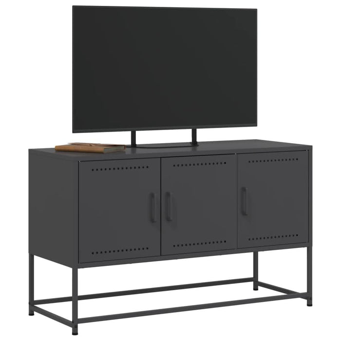 Dulap TV, negru, 68,5x39x60,5 cm, oțel - WALTI WALTI
