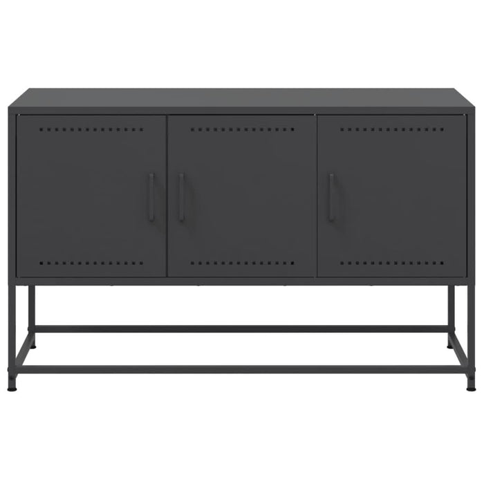 Dulap TV, negru, 68,5x39x60,5 cm, oțel - WALTI WALTI