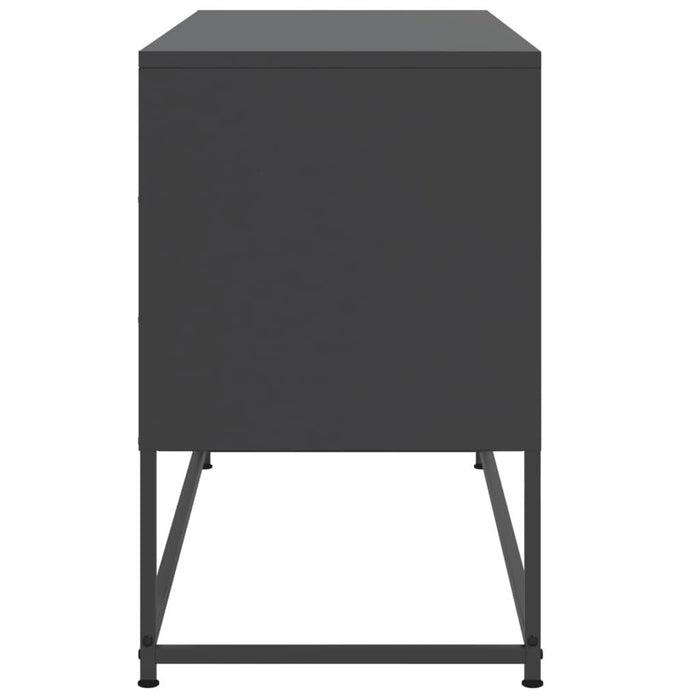 Dulap TV, negru, 68,5x39x60,5 cm, oțel - WALTI WALTI