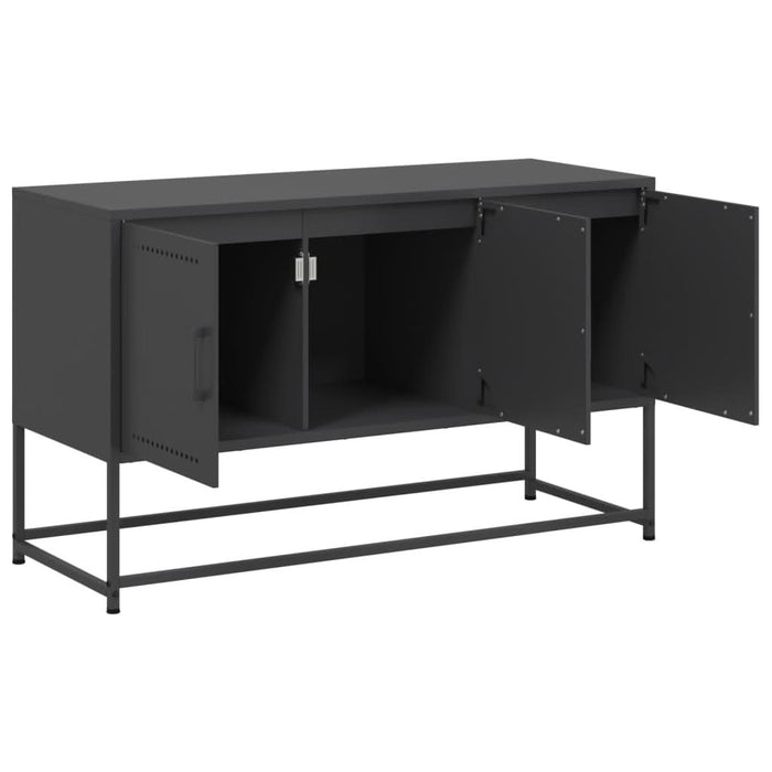 Dulap TV, negru, 68,5x39x60,5 cm, oțel - WALTI WALTI