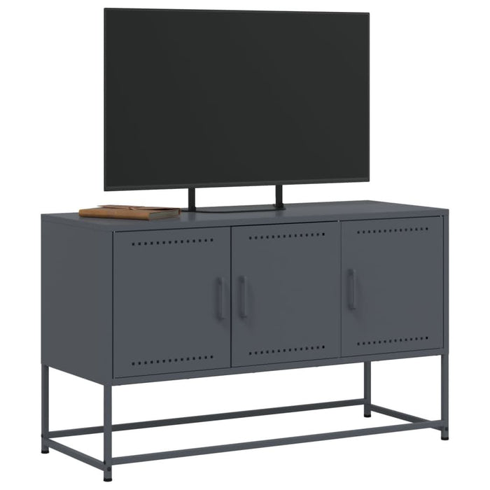 Dulap TV, antracit, 100,5x39x60,5 cm, oțel - WALTI WALTI