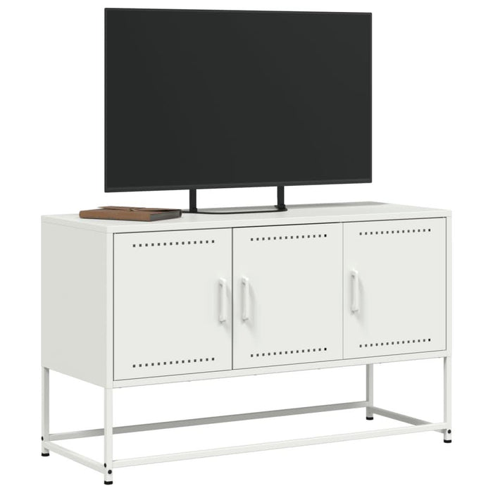 Dulap TV, alb, 100,5x39x60,5 cm, oțel - WALTI WALTI
