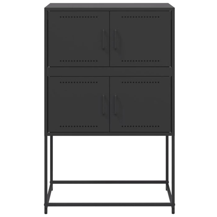 Dulap, negru, 68,5x38,5x107 cm, oțel - WALTI WALTI