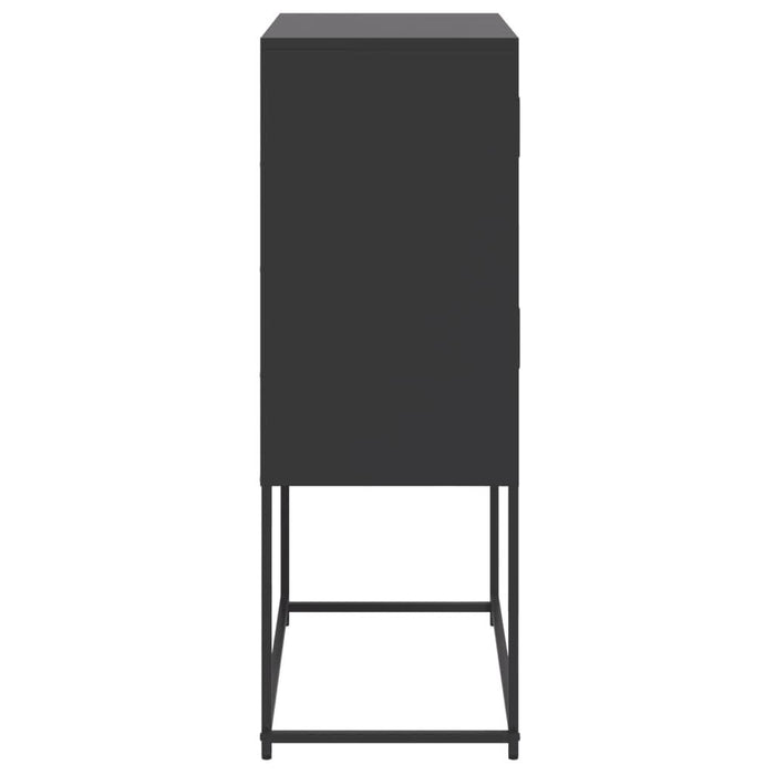 Dulap, negru, 68,5x38,5x107 cm, oțel - WALTI WALTI