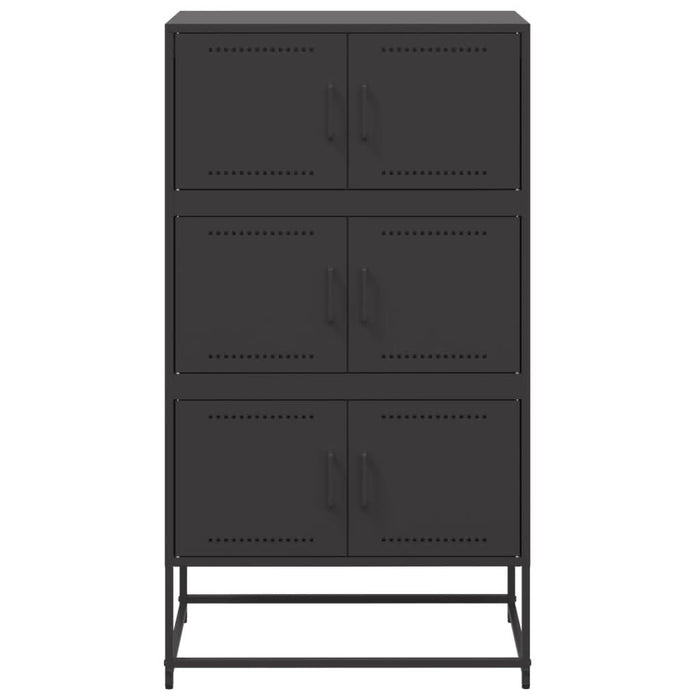 Dulap, negru, 68,5x38,5x123,5 cm, oțel - WALTI WALTI
