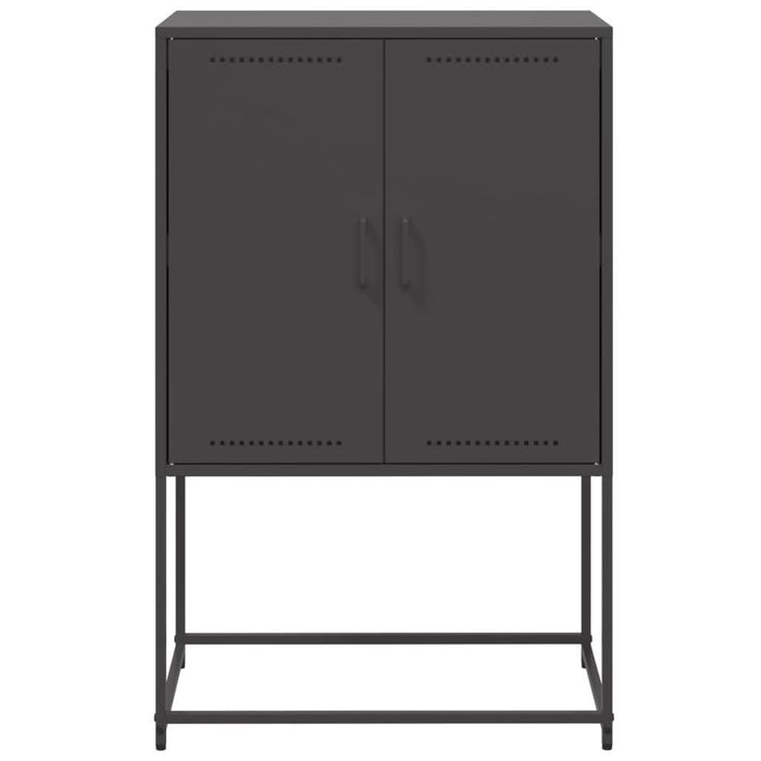 Dulap înalt, negru, 68,5x38,5x107 cm, oțel - WALTI WALTI