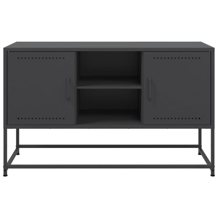 Dulap TV, negru, 68,5x39x60,5 cm, oțel - WALTI WALTI