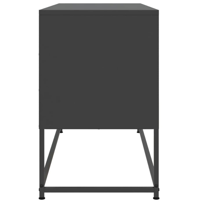 Dulap TV, negru, 68,5x39x60,5 cm, oțel - WALTI WALTI