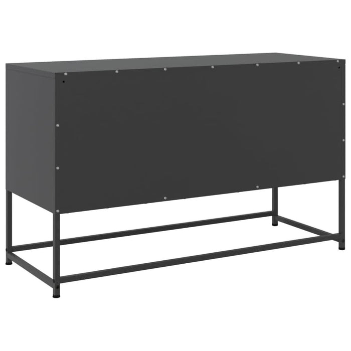 Dulap TV, negru, 68,5x39x60,5 cm, oțel - WALTI WALTI