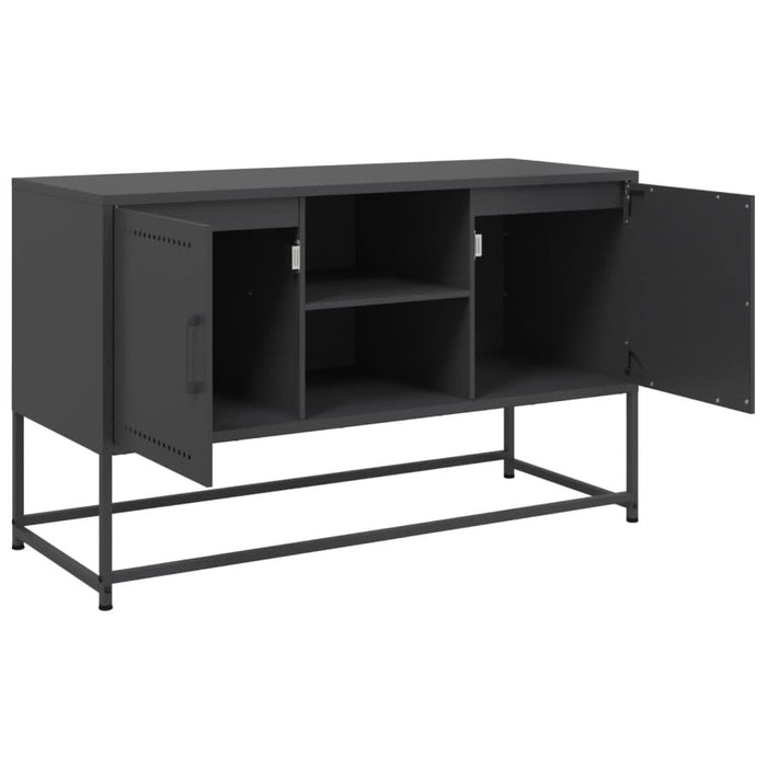 Dulap TV, negru, 68,5x39x60,5 cm, oțel - WALTI WALTI