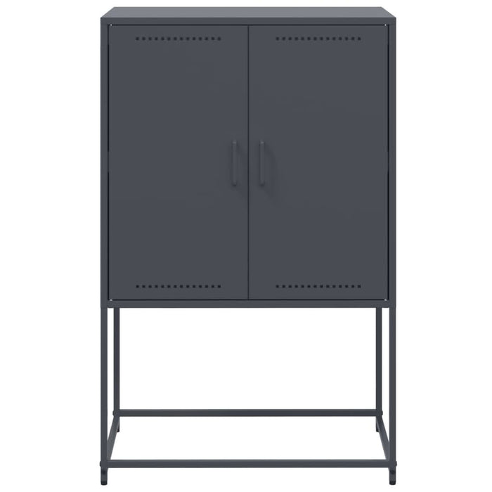 Dulap TV, negru, 68x39x60,5 cm, oțel - WALTI WALTI