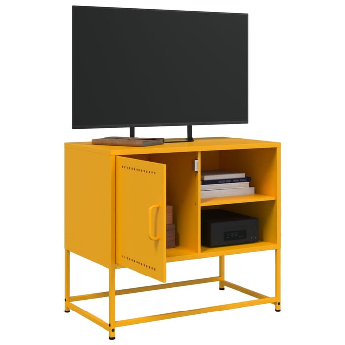 Dulap TV, galben muștar, 68x39x60,5 cm, oțel - WALTI WALTI