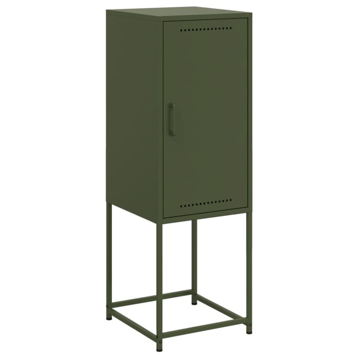 Dulap înalt verde măslină 36x39x107 cm oțel - WALTI WALTI