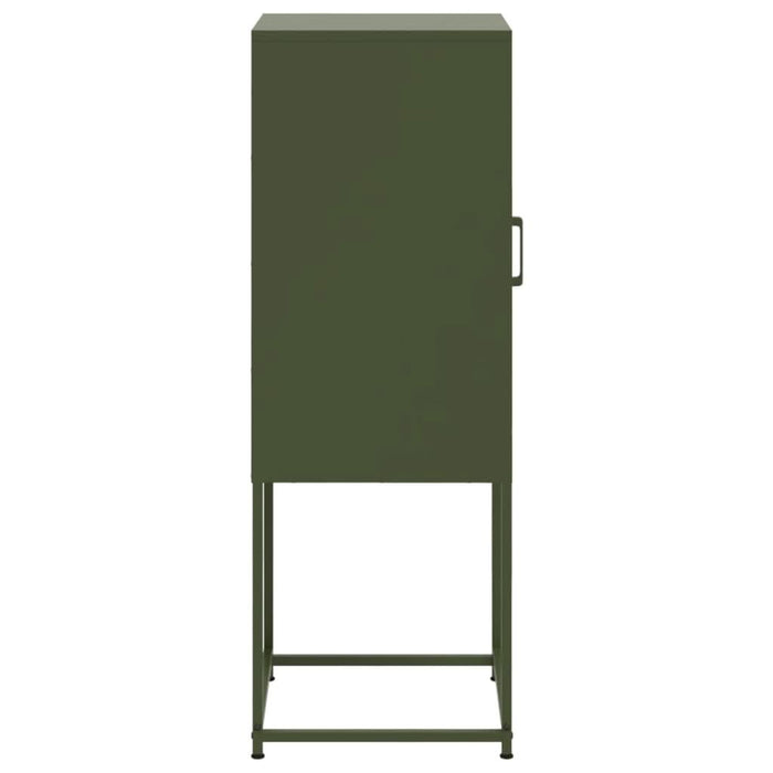 Dulap înalt verde măslină 36x39x107 cm oțel - WALTI WALTI