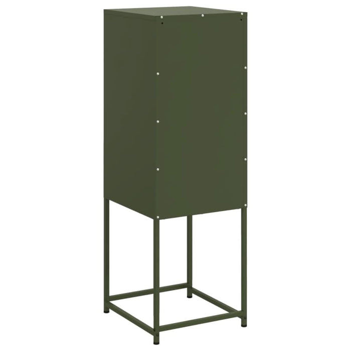 Dulap înalt verde măslină 36x39x107 cm oțel - WALTI WALTI