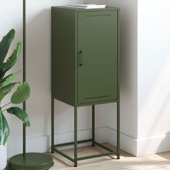 Dulap înalt verde măslină 36x39x107 cm oțel - WALTI WALTI