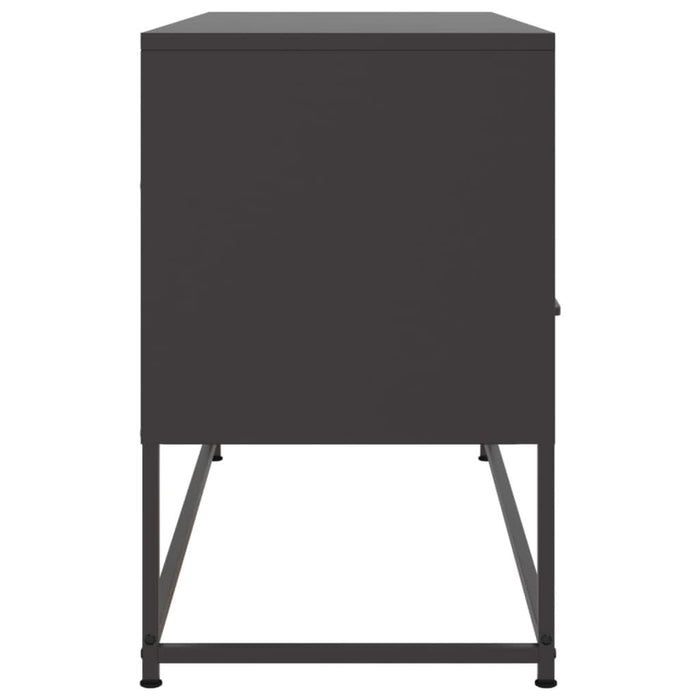 Dulap TV, negru, 68,5x39x60,5 cm, oțel - WALTI WALTI