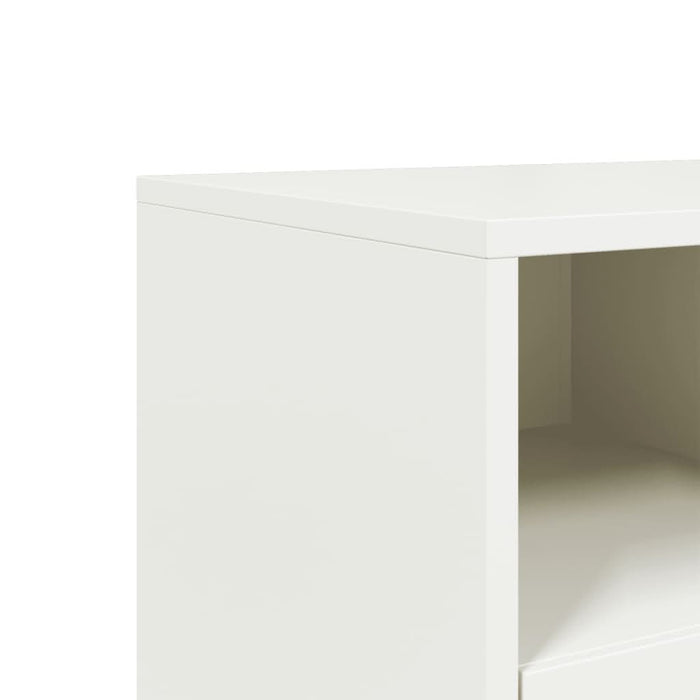 Dulap TV, alb, 100,5x39x60,5 cm, oțel - WALTI WALTI