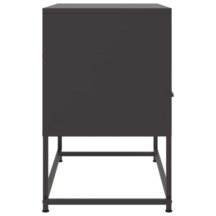 Dulap TV, negru, 68x39x60,5 cm, oțel - WALTI WALTI