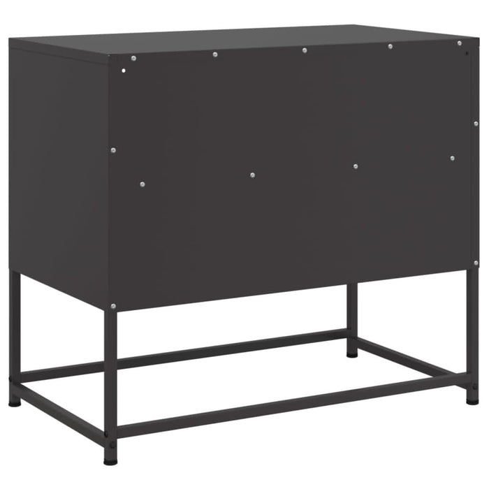 Dulap TV, negru, 68x39x60,5 cm, oțel - WALTI WALTI