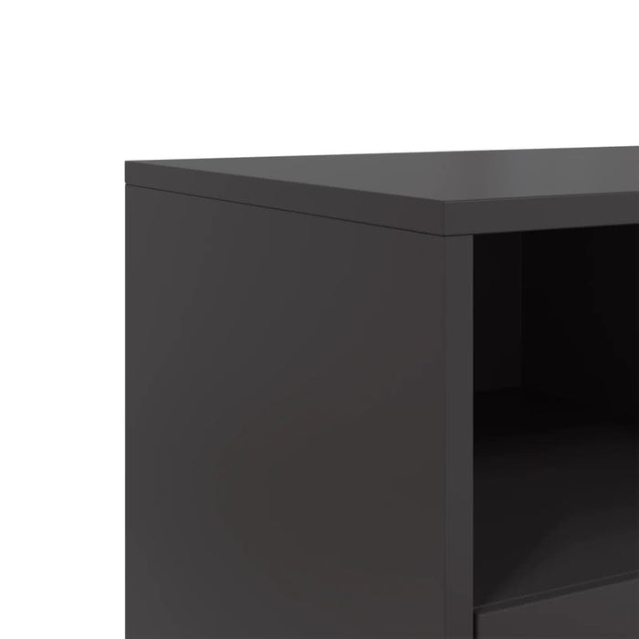 Dulap TV, negru, 68x39x60,5 cm, oțel - WALTI WALTI
