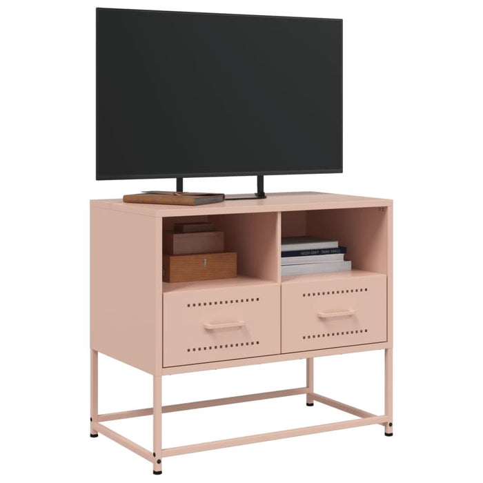 Dulap TV, roz, 68x39x60,5 cm, oțel - WALTI WALTI