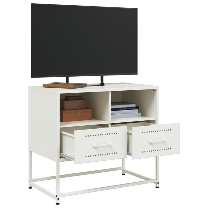 Dulap TV, alb, 68x39x60,5 cm, oțel - WALTI WALTI