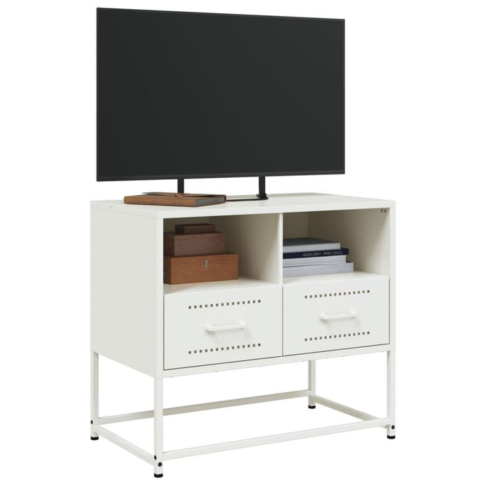 Dulap TV, alb, 68x39x60,5 cm, oțel - WALTI WALTI