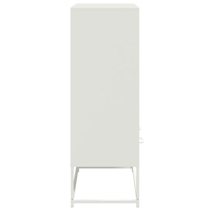 Dulap înalt, alb, 68,5x39x111,5 cm, oțel laminat la rece - WALTI WALTI