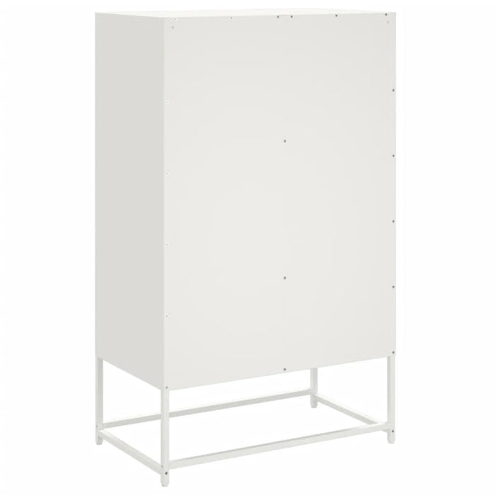 Dulap înalt, alb, 68,5x39x111,5 cm, oțel laminat la rece - WALTI WALTI