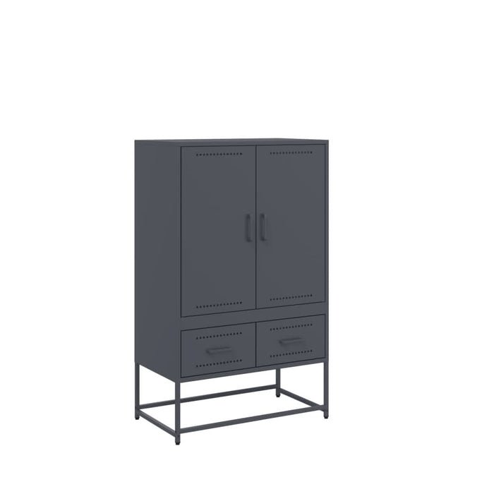 Dulap înalt, antracit, 68x39x111,5 cm, oțel laminat la rece - WALTI WALTI