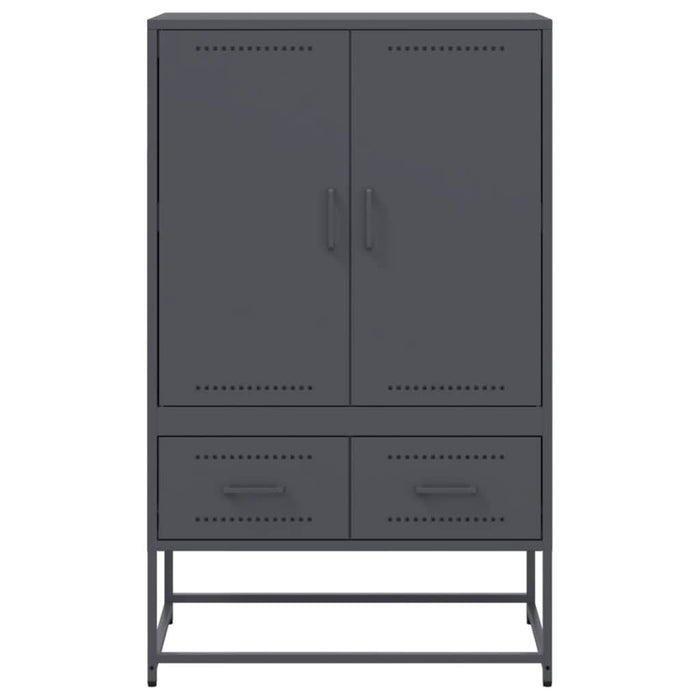 Dulap înalt, antracit, 68x39x111,5 cm, oțel laminat la rece - WALTI WALTI