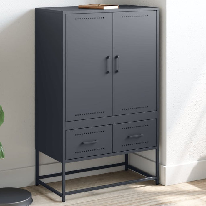 Dulap înalt, antracit, 68x39x111,5 cm, oțel laminat la rece - WALTI WALTI