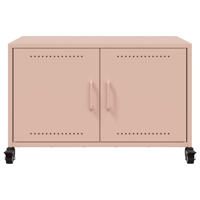 Dulap TV, roz, 68x39x43,5 cm, oțel laminat la rece - WALTI WALTI