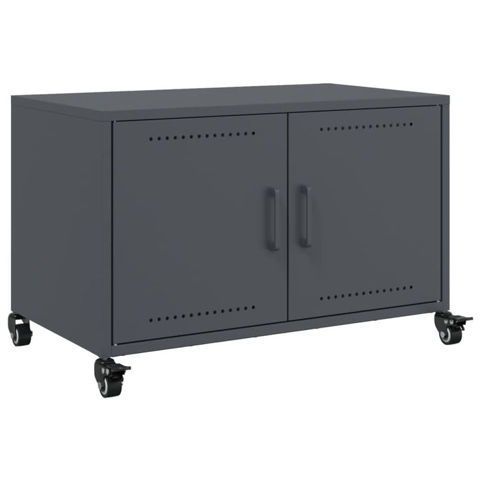 Dulap TV, antracit, 68x39x43,5 cm, oțel laminat la rece - WALTI WALTI