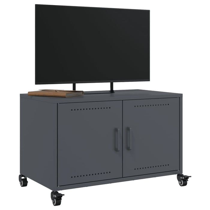Dulap TV, antracit, 68x39x43,5 cm, oțel laminat la rece - WALTI WALTI