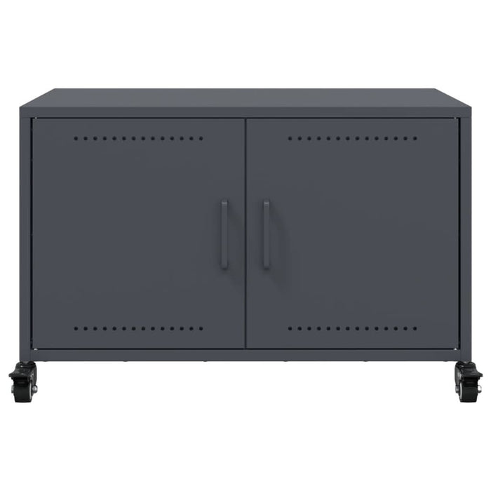 Dulap TV, antracit, 68x39x43,5 cm, oțel laminat la rece - WALTI WALTI