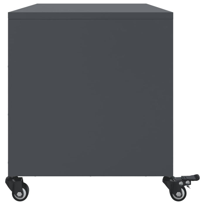 Dulap TV, antracit, 68x39x43,5 cm, oțel laminat la rece - WALTI WALTI