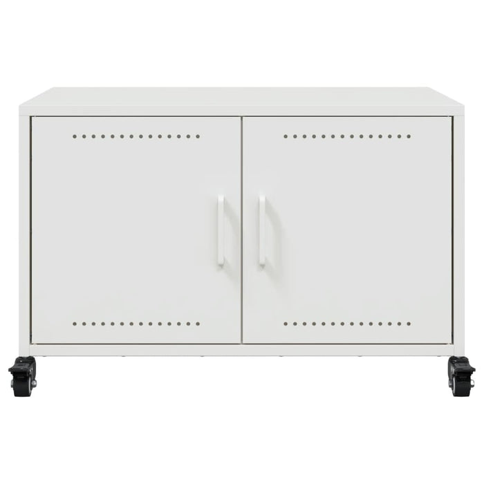 Dulap TV, alb, 68x39x43,5 cm, oțel WALTI