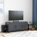 Dulap TV, antracit, 100,5x39x43,5 cm, oțel laminat la rece - WALTI WALTI