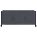 Dulap TV, antracit, 100,5x39x43,5 cm, oțel laminat la rece - WALTI WALTI