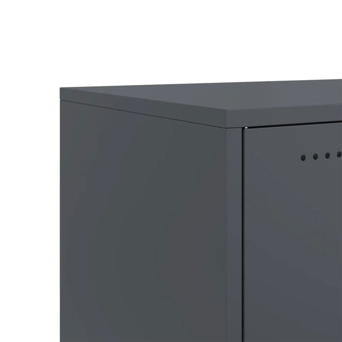 Dulap TV, antracit, 100,5x39x43,5 cm, oțel laminat la rece - WALTI WALTI